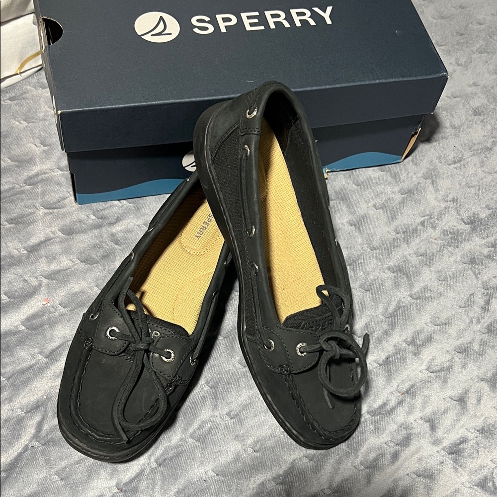 Sperry Women's Black Loafers